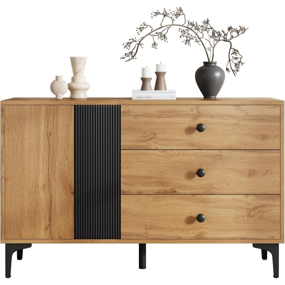 Sideboard mit Wandmontage und Schubladen