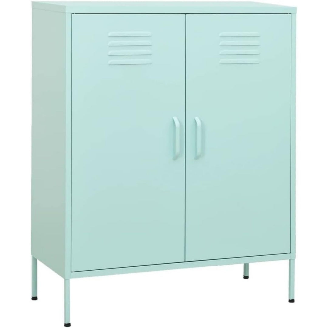 Geschlossener Stauraum an dem Sideboard mit 80 x 35 x 101.5 cm