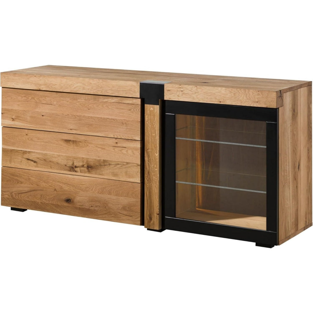 Sideboard mit LED Beleuchtung und offenen Ablagen