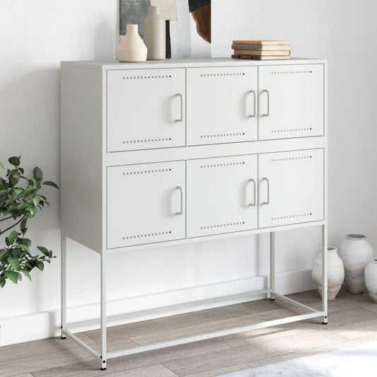 Hochschrank mit den Massen 100.5 x 39 x 107 cm in Weiss