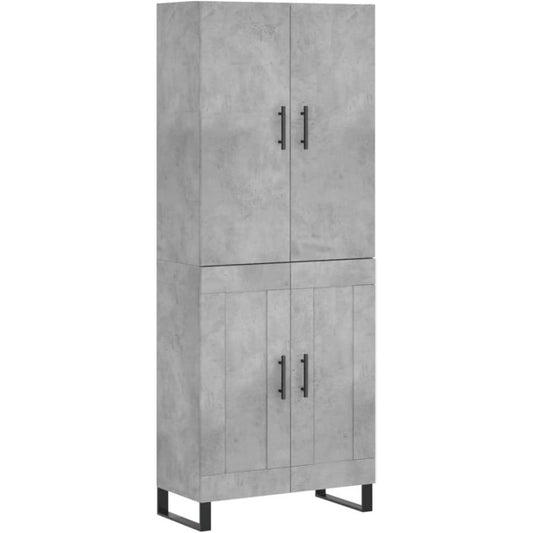 Hochschrank in Grau
